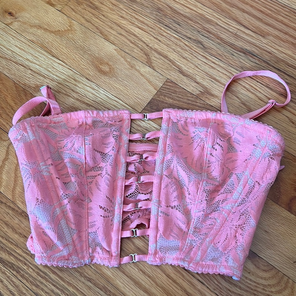 pink bra top VS